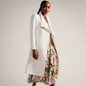 Ted baker ivory coat
